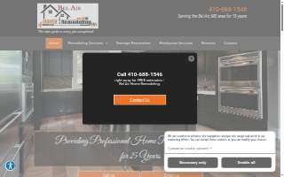 Bel Air Home Remodeling website