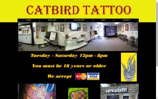 Catbird Tattoo website