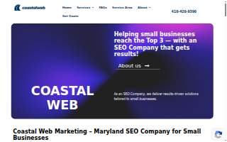 Coastal Web Marketing website