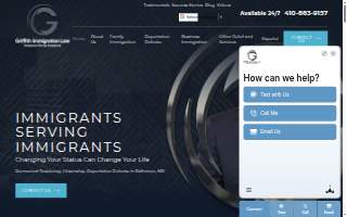 Griffith Immigration Law website