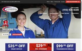 Harford County Transmissions & Automotive of Bel Air website