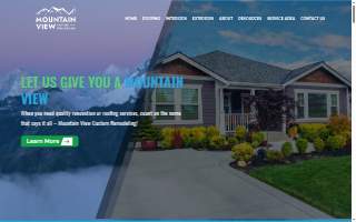 Mountain View Custom Remodeling website