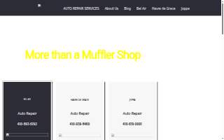 National Budget Muffler website