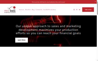 Red Ball Consultants website