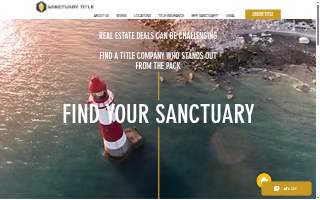 Sanctuary Title and Legal of Bel Air website