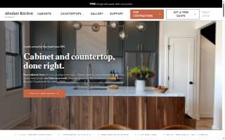 Absolute Kitchen Distributors website