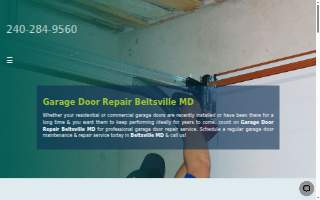 garagedoorrepairbeltsvillemd website