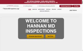 Hannan MD Inspections website