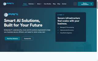 Pani Computer Solutions of Beltsville website