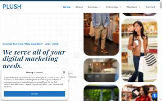 Plush Marketing Agency of Beltsville website