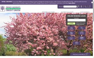 Prince George's Community Federal Credit Union website