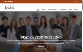 Beale Personnel website