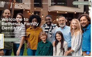 Bethesda Family Dentistry website