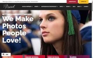 Freed Photography website