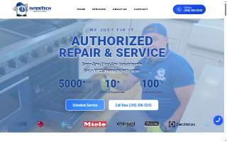InterTech Appliance Repair of Bethesda website