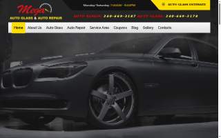 Mega Auto Glass of Bethesda website