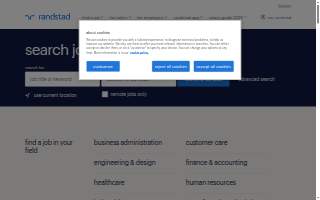 Randstad of Bethesda website