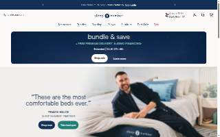 Sleep Number of Bethesda website