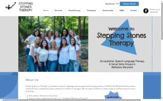 Stepping Stones Therapy website