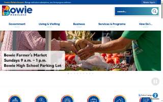 Bowie Senior Center website
