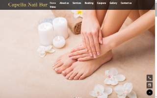 Capella Nail Bar website
