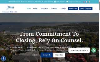 Counsel Title LLC website
