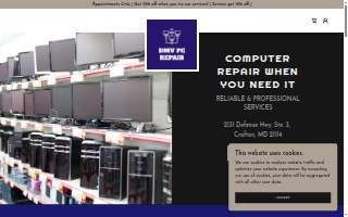 DMV PC Repair of Bowie website