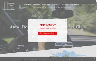 Economy Glass LLC website