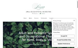 Lima Therapy and Wellness website