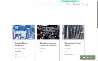 Performance Garage Door LLC of Bowie website