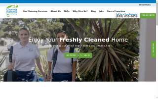 The Cleaning Authority - Fishers website