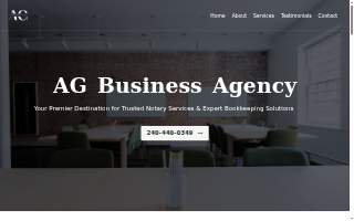 AG Business Agency of Calverton website