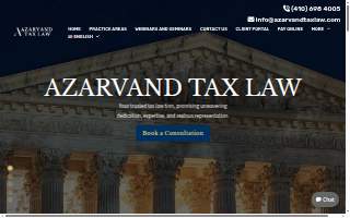 Azarvand Tax Law of Calverton website