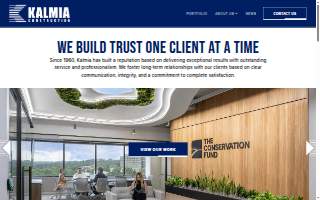 Kalmia Construction of Calverton website