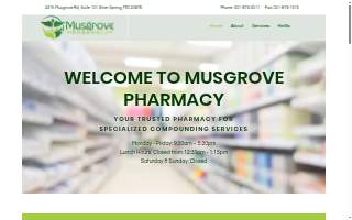 Musgrove Pharmacy website