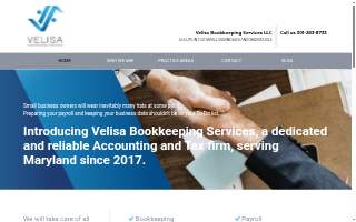 Velisa Bookkeeping Services LLC website