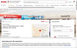 CVS of Camp Springs website