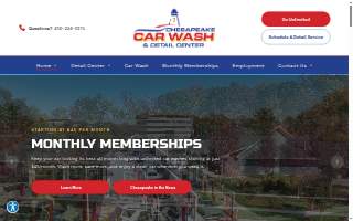 Chesapeake Car Wash at White Marsh website