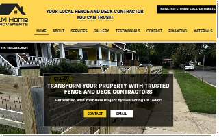 CLM Home Improvements of Carney website