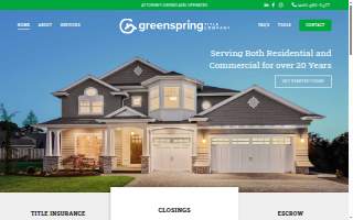 Greenspring Title Company, Inc. of Carney website