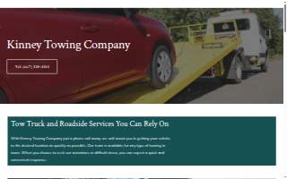 Kinney Towing Company website