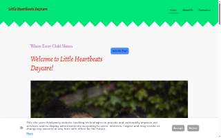 Little Heartbeats Daycare website