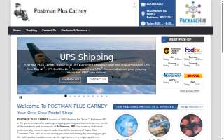 Postman Plus Carney website