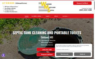 Western Maryland Septic of Carney website