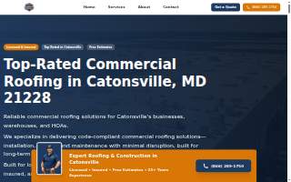 Commercial Roofing Contractors website