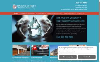 Harvey O. Riley Insurance Agency, Inc. website