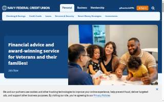 Navy Federal Credit Union of Rockville website