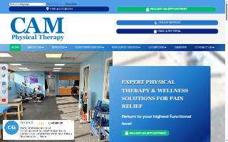 CAM Physical Therapy and Wellness Services LLC website