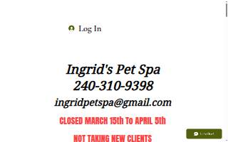 Ingrid's Pet Spa of Chillum website