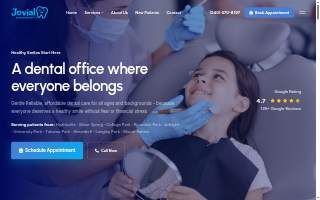 Jovial Smiles Dental website